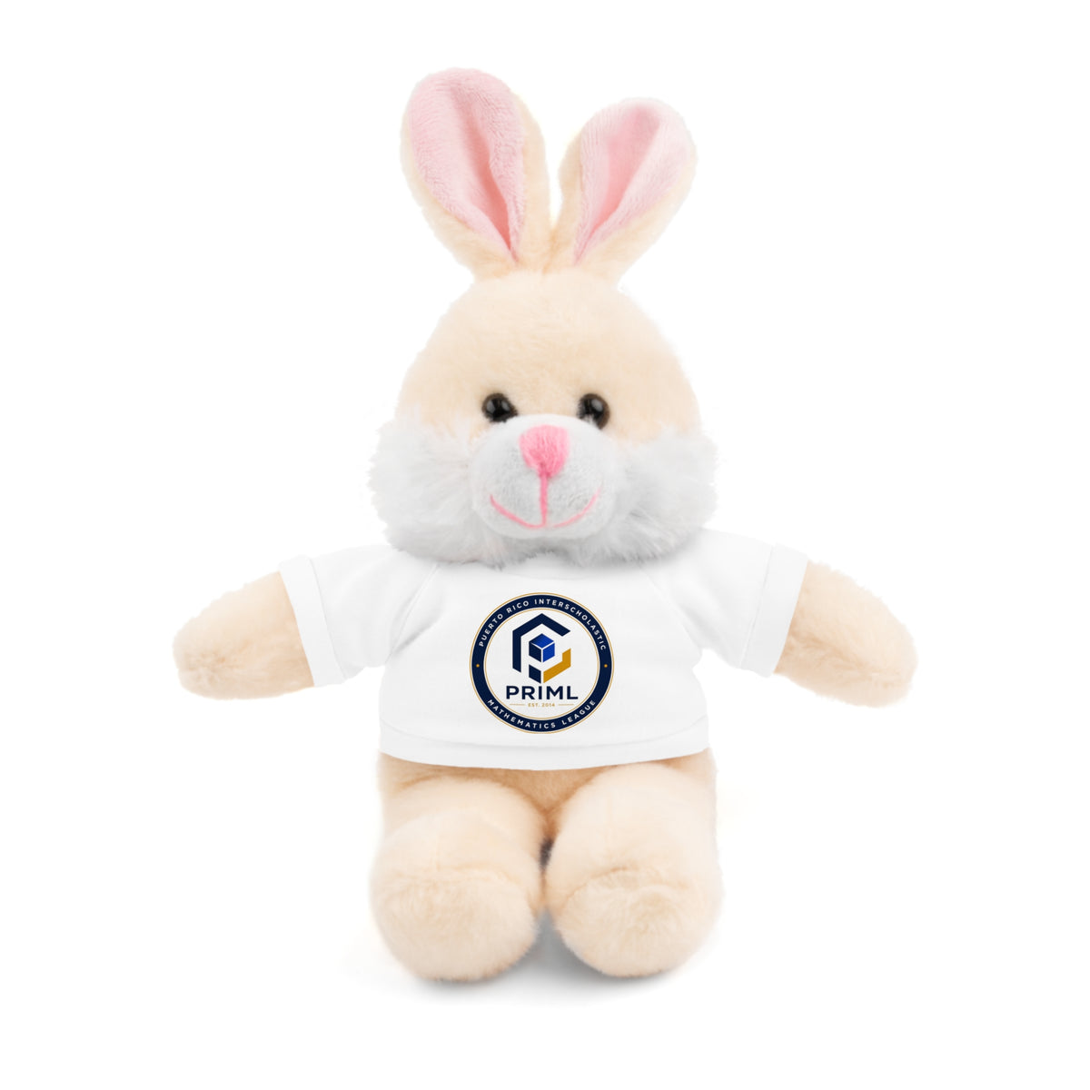 PRIML Logo Plush Bear with Tee — Personalized Stuffed Animal Gift