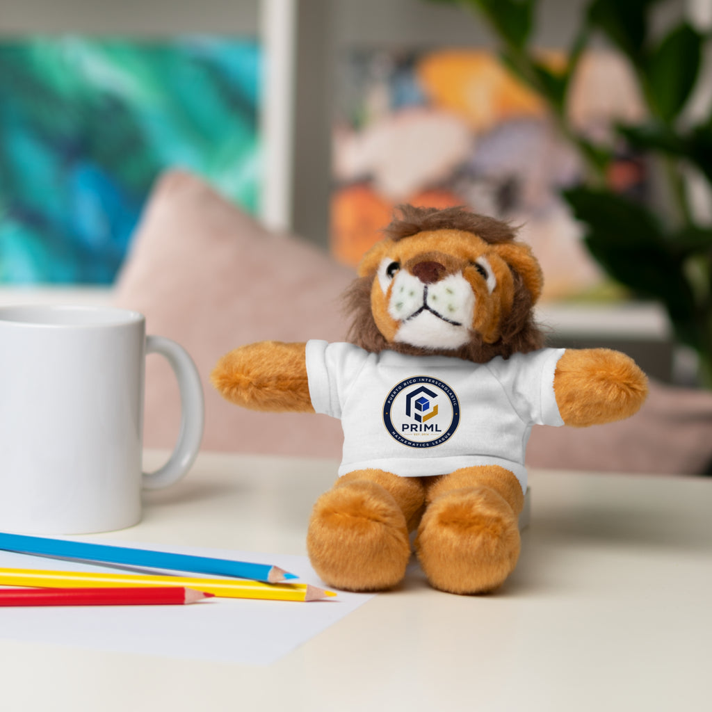 PRIML Logo Plush Bear with Tee — Personalized Stuffed Animal Gift