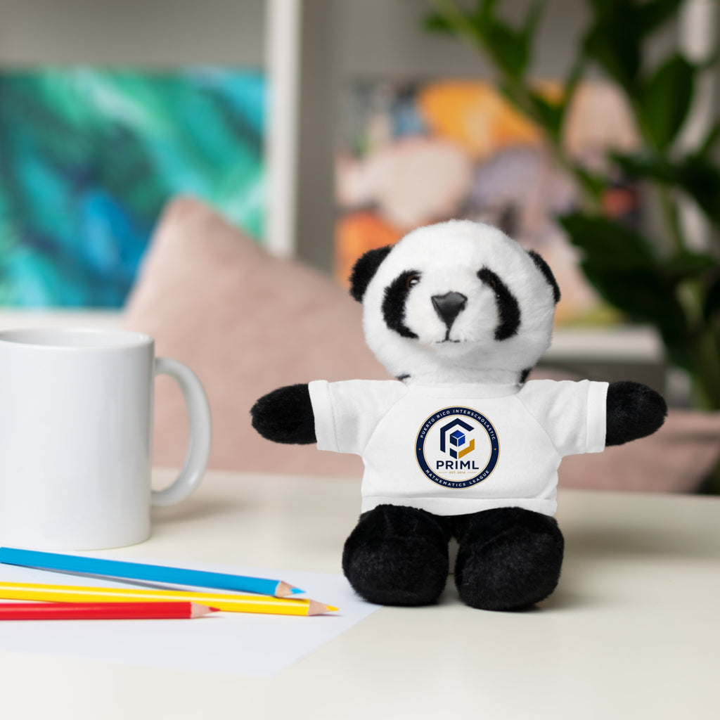 PRIML Logo Plush Bear with Tee — Personalized Stuffed Animal Gift