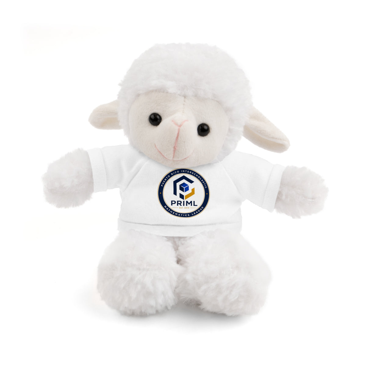 PRIML Logo Plush Bear with Tee — Personalized Stuffed Animal Gift