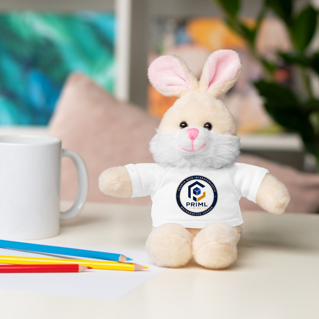 PRIML Logo Plush Bear with Tee — Personalized Stuffed Animal Gift
